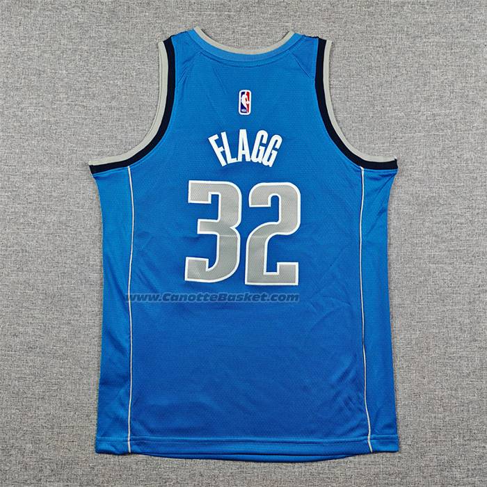 Maglia Bambino Dallas Mavericks Cooper Flagg No 32 Icon 2025-26 Blu